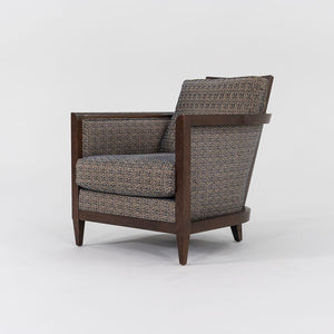 SOLD 2011 Pair of Hemp Sail Club Chairs by John Hutton for Holly Hunt in Fabric