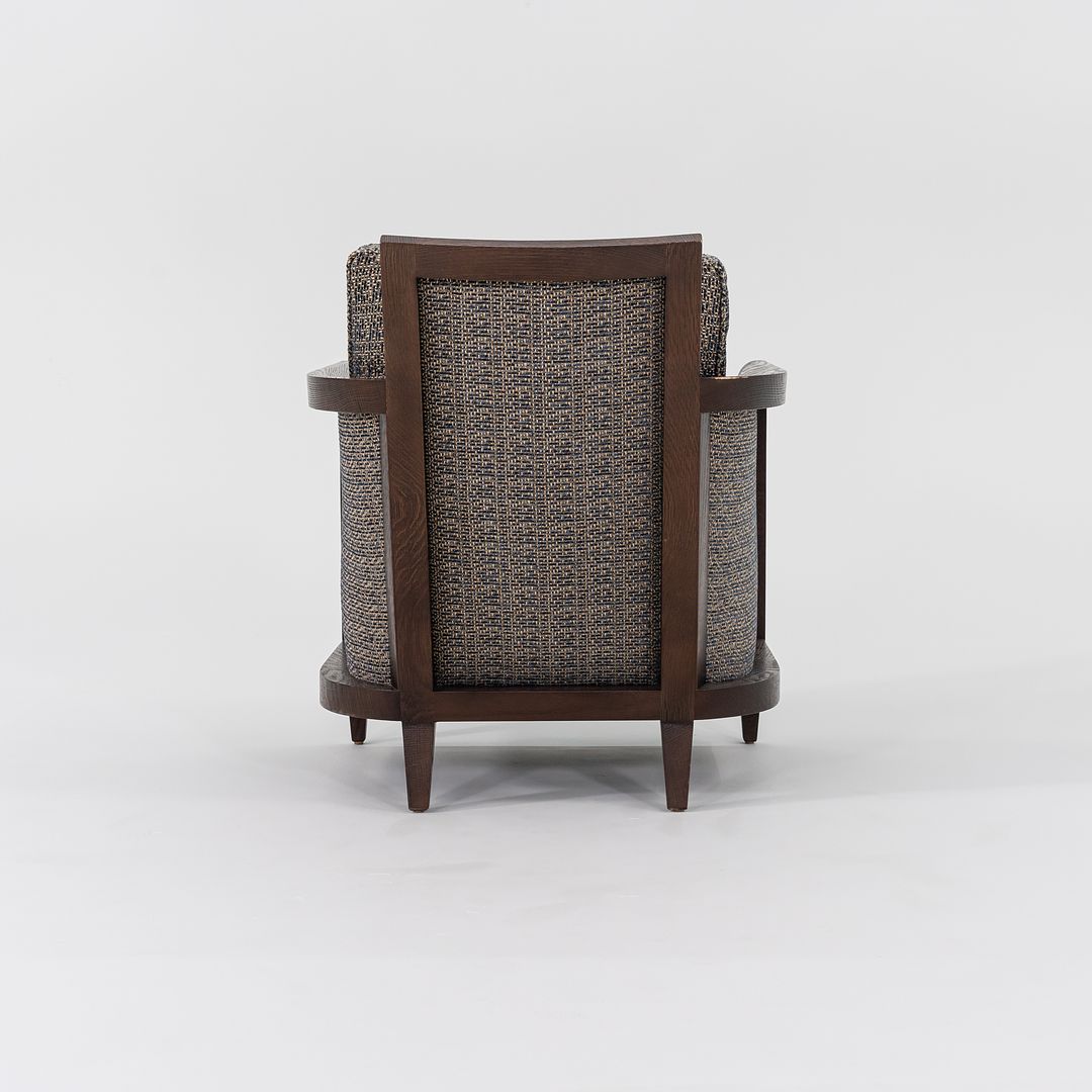 SOLD 2011 Pair of Hemp Sail Club Chairs by John Hutton for Holly Hunt in Fabric