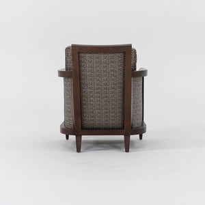 SOLD 2011 Pair of Hemp Sail Club Chairs by John Hutton for Holly Hunt in Fabric