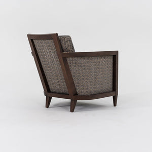 SOLD 2011 Pair of Hemp Sail Club Chairs by John Hutton for Holly Hunt in Fabric