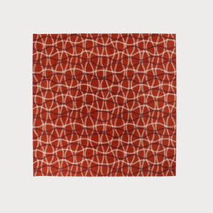 2011 Tai Ping and Edward Fields Aria I Nomad Collection Hand Tufted Wool Area Rug in Red 10 ft x 10 ft