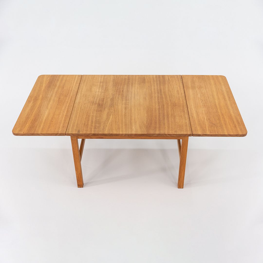 1960s Hans Wegner for PP Møbler Danish Drop Leaf Coffee Table Crafted in Oak