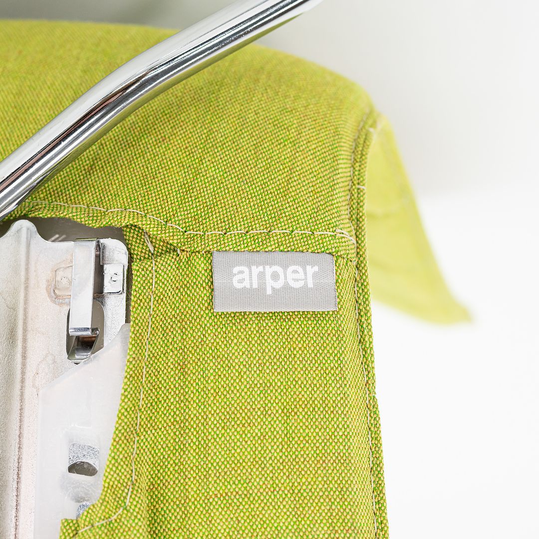 2010s Lievore Altherr Molina for Arper Catifa 46 Upholstered Counter Stool in Green Fabric 2x Available