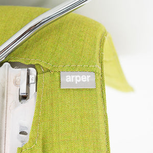 2010s Lievore Altherr Molina for Arper Catifa 46 Upholstered Counter Stool in Green Fabric 2x Available