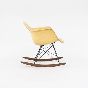 1951 Herman Miller Eames RAR Fiberglass Rocking Chair with Rope Edge and Zenith Tags