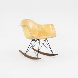 1951 Herman Miller Eames RAR Fiberglass Rocking Chair with Rope Edge and Zenith Tags