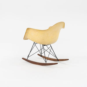 1951 Herman Miller Eames RAR Fiberglass Rocking Chair with Rope Edge and Zenith Tags