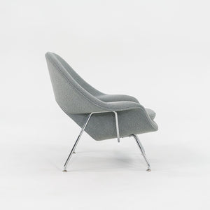 2010s Womb Lounge Chair, Model 70LM by Eero Saarinen for Knoll in Grey Boucle 2x Available