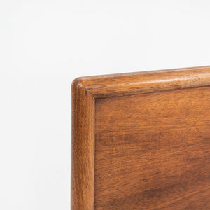 1950s Henredon Furniture Circa 60 Full Sized Headboard and Footboard in Walnut