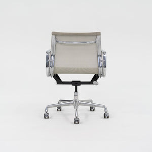 2015 Aluminum Group Management Chair, Model EA335 by Ray and Charles Eames for Herman Miller Aluminum, PVC Mesh, Rubber, Steel, Plastic