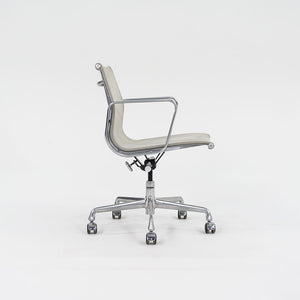 2015 Aluminum Group Management Chair, Model EA335 by Ray and Charles Eames for Herman Miller Aluminum, PVC Mesh, Rubber, Steel, Plastic