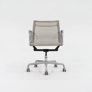 2015 Aluminum Group Management Chair, Model EA335 by Ray and Charles Eames for Herman Miller Aluminum, PVC Mesh, Rubber, Steel, Plastic