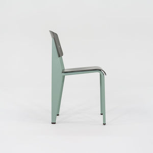 2023 Standard SP Chair by Jean Prouve for Vitra in Green and Grey Brand New 12+ Available