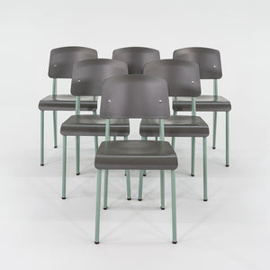 2023 Standard SP Chair by Jean Prouve for Vitra in Green and Grey Brand New 12+ Available