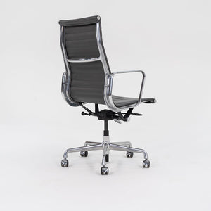 2016 Aluminum Group Executive Desk Chair, EA337 by Ray and Charles Eames for Herman Miller in Grey Leather 3x Available