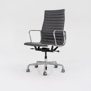 2016 Aluminum Group Executive Desk Chair, EA337 by Ray and Charles Eames for Herman Miller in Grey Leather 3x Available