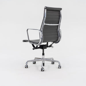 2016 Aluminum Group Executive Desk Chair, EA337 by Ray and Charles Eames for Herman Miller in Grey Leather 3x Available