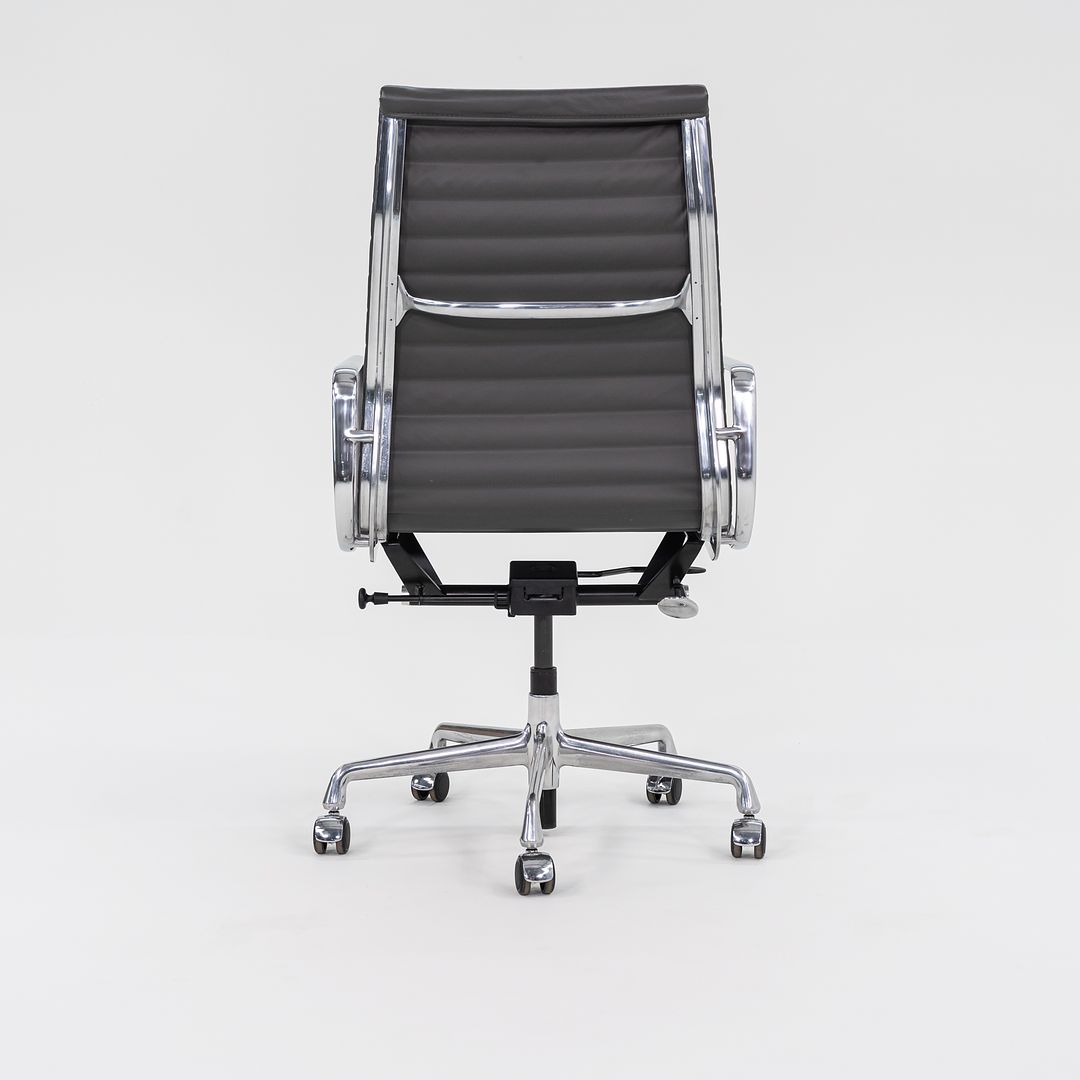 2016 Aluminum Group Executive Desk Chair, EA337 by Ray and Charles Eames for Herman Miller in Grey Leather 3x Available