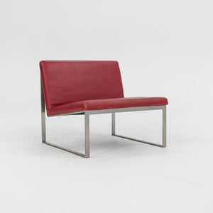 2010s B.2 Chair by Fabien Baron for Bernhardt Design in Red Leather 12+ Available