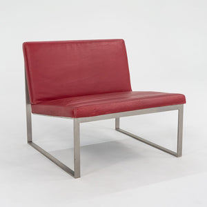 2010s B.2 Chair by Fabien Baron for Bernhardt Design in Red Leather 12+ Available