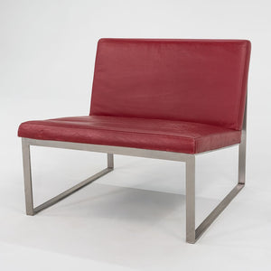 2010s B.2 Chair by Fabien Baron for Bernhardt Design in Red Leather 12+ Available