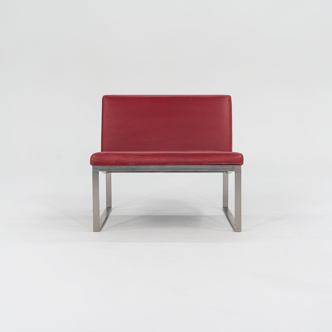 2010s B.2 Chair by Fabien Baron for Bernhardt Design in Red Leather 12+ Available
