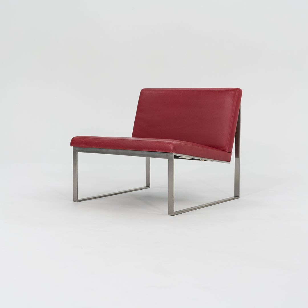 2010s B.2 Chair by Fabien Baron for Bernhardt Design in Red Leather 12+ Available