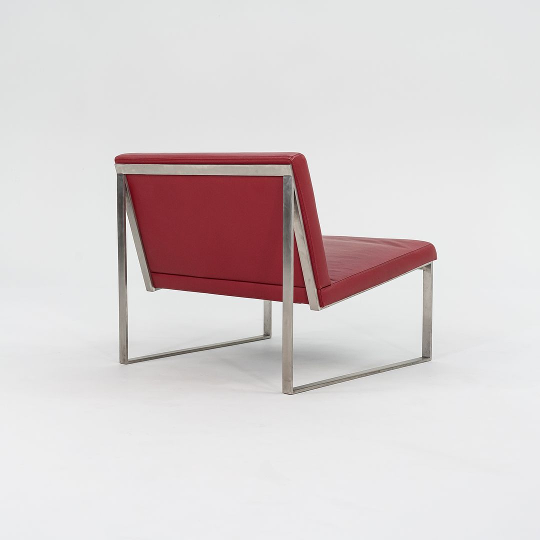 2010s B.2 Chair by Fabien Baron for Bernhardt Design in Red Leather 12+ Available