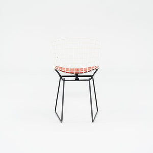 1950s Set of Four Harry Bertoia for Knoll Child Size Side Chair in White & Black No. 425-N