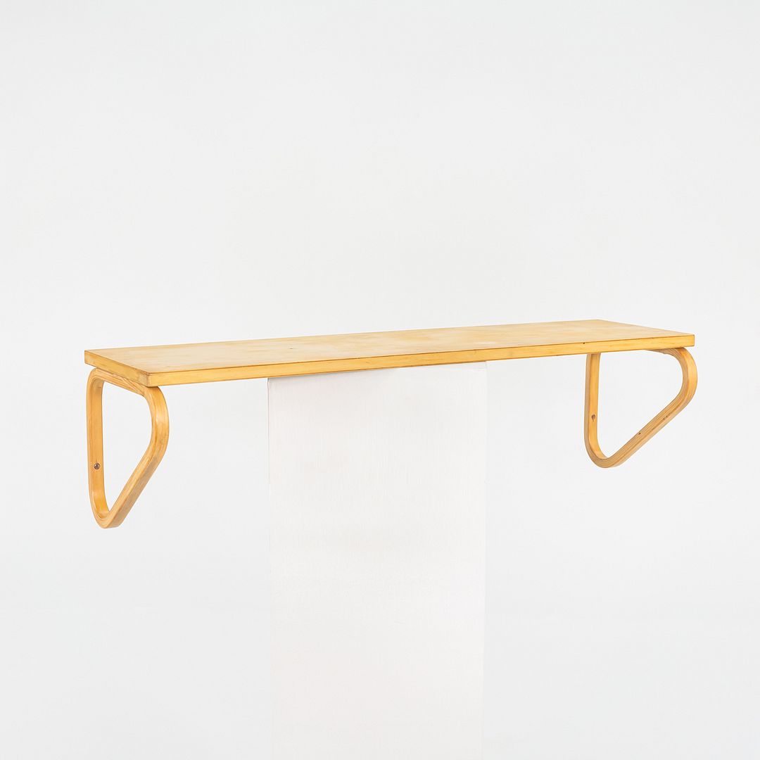 1970s Aino & Alvar Aalto for Artek Laminated Birch Shelf, Model 112B, 35 inches