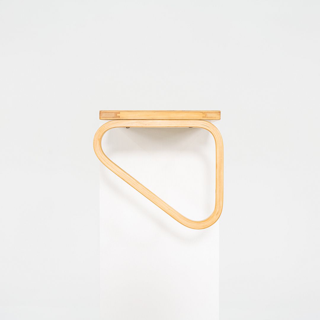 1970s Aino & Alvar Aalto for Artek Laminated Birch Shelf, Model 112B, 35 inches