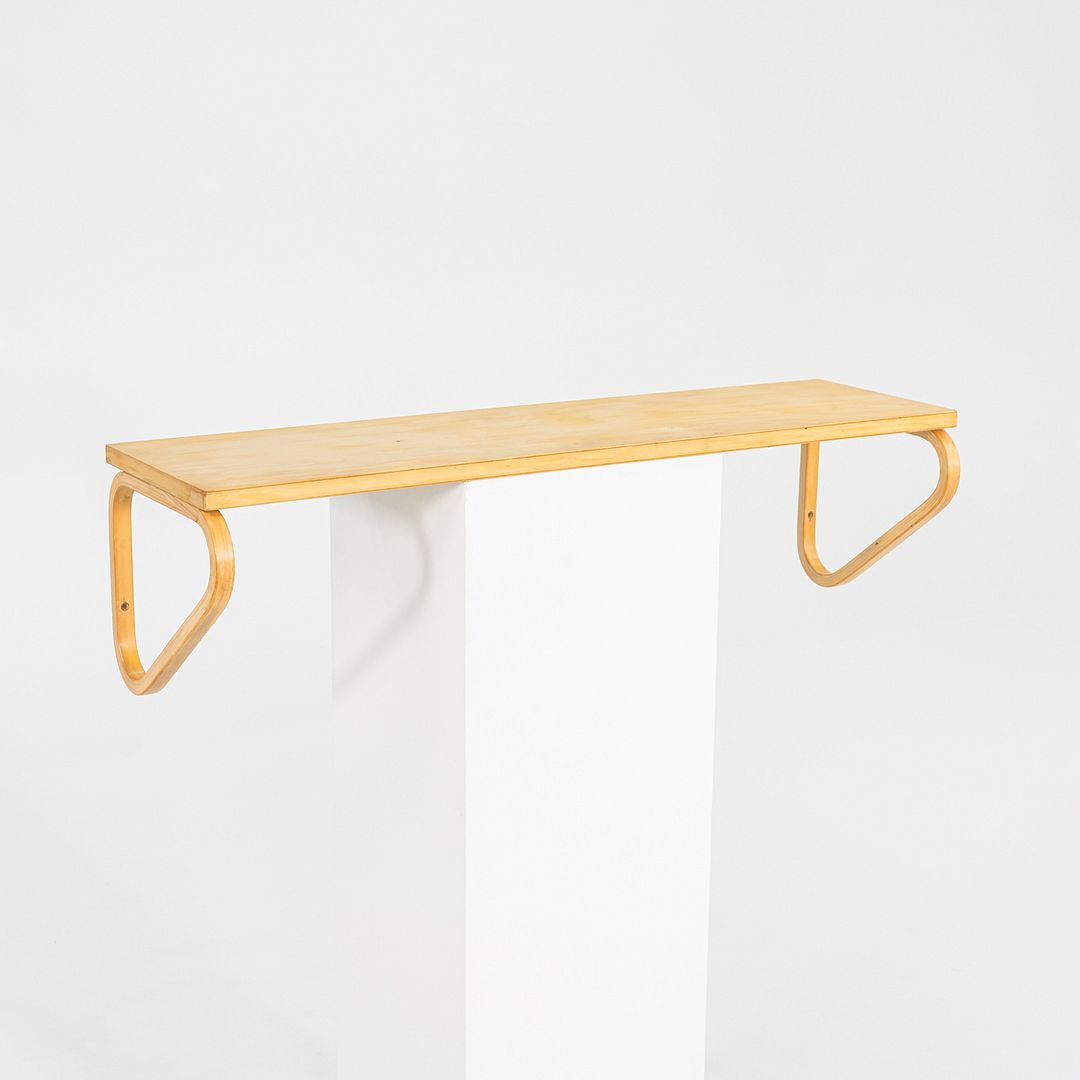 1970s Aino & Alvar Aalto for Artek Laminated Birch Shelf, Model 112B, 35 inches