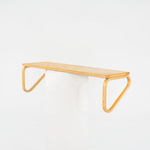 1970s Aino & Alvar Aalto for Artek Laminated Birch Shelf, Model 112B, 35 inches