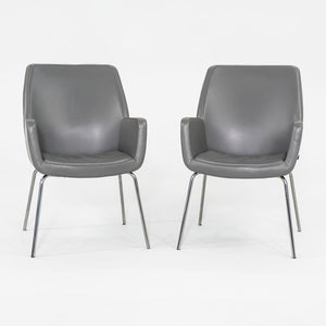 2014 Bindu Mid-Back Guest Chair by Brian Kane for Coalesse in Grey Leather 17x Available