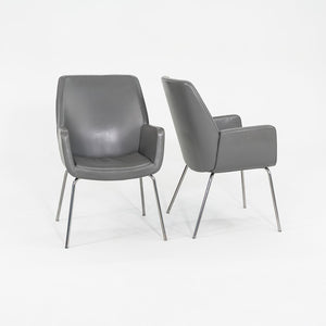 2014 Bindu Mid-Back Guest Chair by Brian Kane for Coalesse in Grey Leather 17x Available