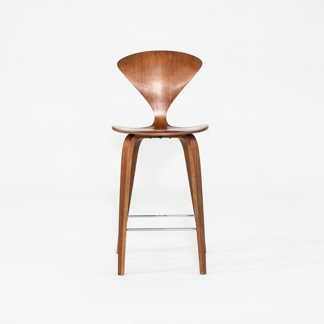 2005 Norman Cherner for Cherner Chair Company Counter Height Stool in Walnut
