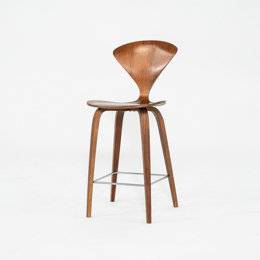 2005 Norman Cherner for Cherner Chair Company Counter Height Stool in Walnut