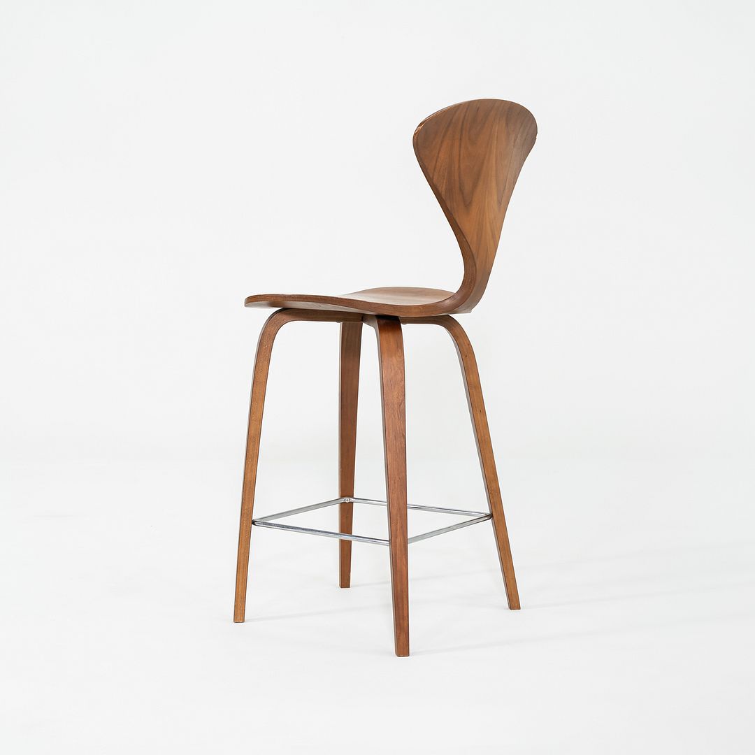 2005 Norman Cherner for Cherner Chair Company Counter Height Stool in Walnut