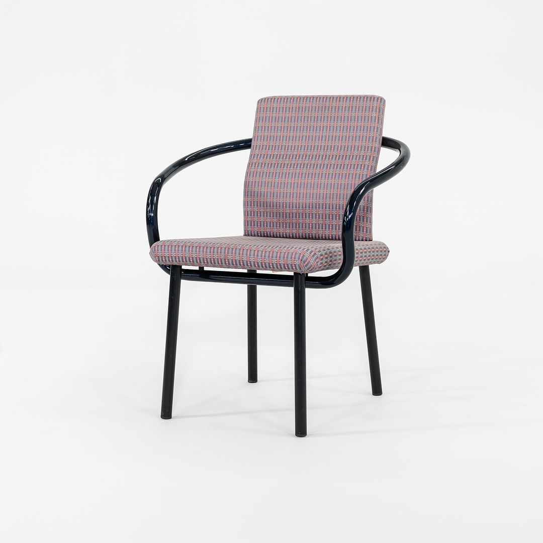 1993 Mandarin Chair by Ettore Sottsass for Knoll in Steel and Fabric 8x Available