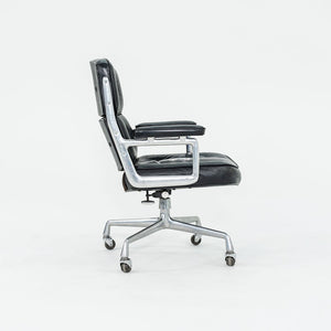 1968 Time Life Executive Desk Chair, Model 3474 by Charles and Ray Eames for Herman Miller in Black Leather with 5-Star Base 12+ Available