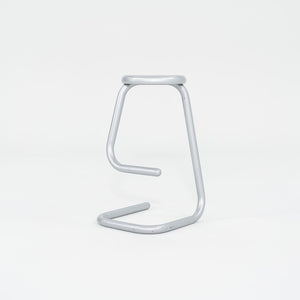 1970s K700 Counter Stool by Hugh Hamilton and Philip Salmon for Kinetics / Haworth in Steel with Silver Finish 8x Available
