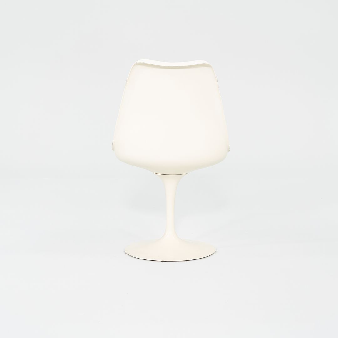 1972 Tulip Chair, Armless Model 151C by Eero Saarinen for Knoll Aluminum, Fiberglass, Paint, Vinyl, Foam