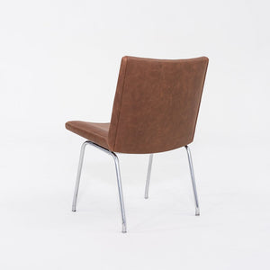 1960s Pair of Hans Wegner AP38 Airport Chairs A.P. Stolen of Denmark w/ Leather