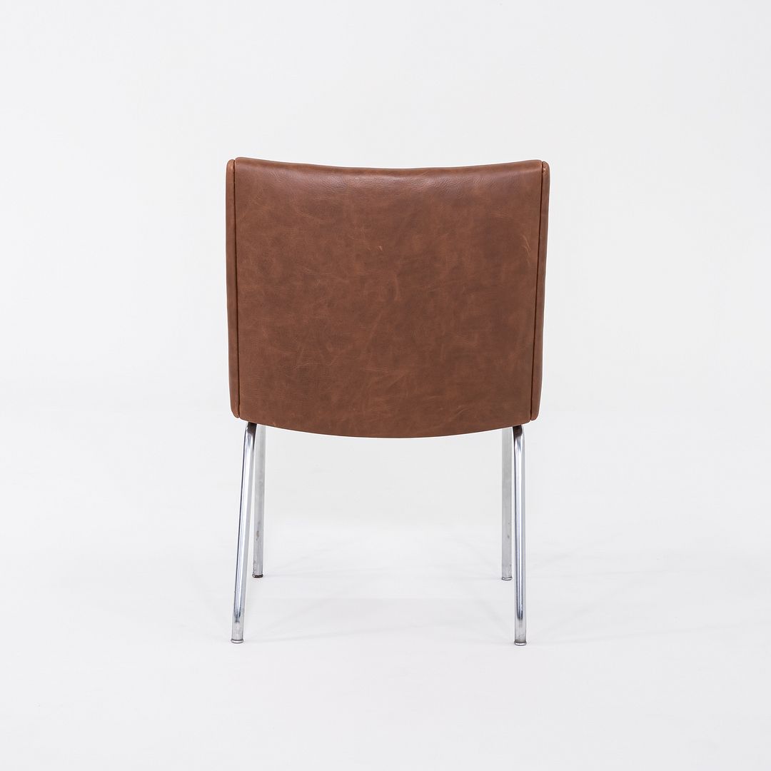 1960s Pair of Hans Wegner AP38 Airport Chairs A.P. Stolen of Denmark w/ Leather