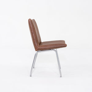 1960s Pair of Hans Wegner AP38 Airport Chairs A.P. Stolen of Denmark w/ Leather