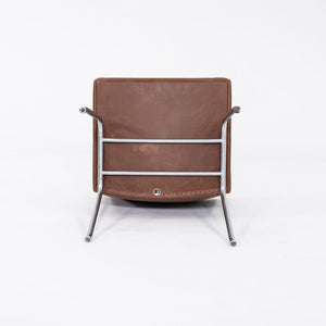 1960s Pair of Hans Wegner AP38 Airport Chairs A.P. Stolen of Denmark w/ Leather