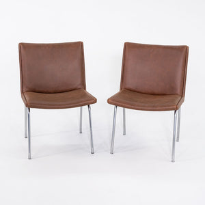 1960s Pair of Hans Wegner AP38 Airport Chairs A.P. Stolen of Denmark w/ Leather