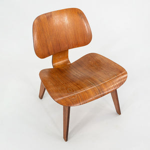 C. 1948 Herman Miller and Evans Charles & Ray Eames LCW Lounge Chair Calico Ash
