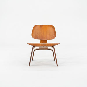 C. 1948 Herman Miller and Evans Charles & Ray Eames LCW Lounge Chair Calico Ash