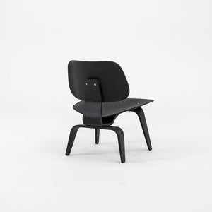 1952 Herman Miller Eames LCW Lounge Chair Crafted in Ebonized Ash Plywood Black